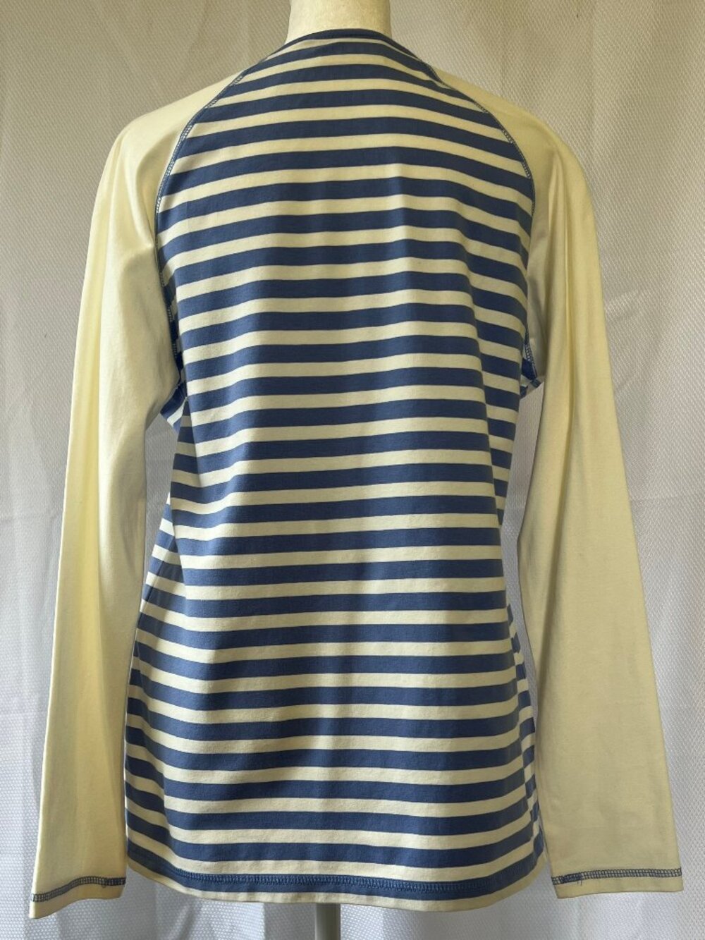 Liz Claiborne Liz & Co Blue & White Striped Shirt - Picture 6 of 14